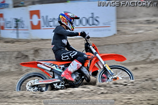 2019-02-10 Mantova - Internazionali di Motocross 00638 125cc 407 Alfonso Gaidao